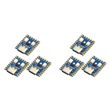 Carte de Développement de Microcontrôleur RP2040-Zero pour Raspberry Pi RP2040 Processeur Cortex M0+ Double Cœur 2 Mo Flash 6 Pièces