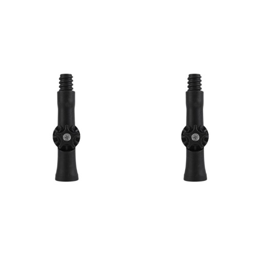 2X Universal Joint Angle Adaptor for Telescoping Extension Pole, ( Only, No Pole) for Window Cleaning 1