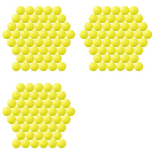 Balles de -Pong 40 mm pour Enfants, Jeu de Table Amusant, Art et Activité D'Apprentissage (150 Pièces)
