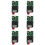 6X TTL Optical Transmitter Module for-Drone RX/TX/AV/VCC/GND Interface 20KM TTL to Fiber Optical Module Terminal 1