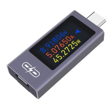 UT03C Tester USB/Type-C 4V-30V 12A Wielofunkcyjny Cyfrowy Miernik Napięcia Stałego i Natężenia Prądu, Watomierz, Miernik Pojemności Ładowarki