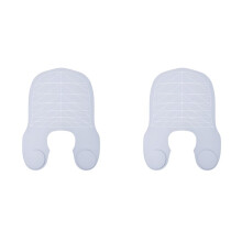 2PC Silicone Hair Cutting Collar Waterproof Cutting Cape with Stripe Salon Hairdressing Hair Cutting Pad