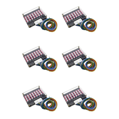 6X Whole Group Balancer 8S 5A Active Lipo Lifepo4 Battery Equalizer  Transfer Capacitor BMS Board with Shell