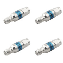 4X SMA Block 6GHz 2W Ternary Alloy Block Tri-Element Alloy Straightener Insulator RF Signal Connector