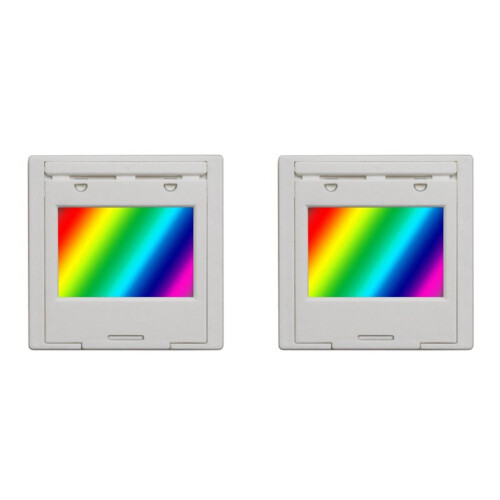 2X Diffraction Grating 600  2mm Transmission Grating Spectrophotometer Optical Teaching Experiment Plastic 600
