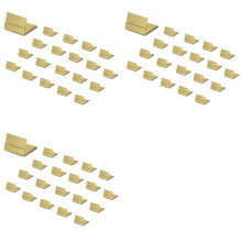 Supports de Numéros de Table Dorés, Lot de 60 Supports de Cartes de Table et Supports D'Images en Métal - Idéal pour les Mariages et les Fêtes