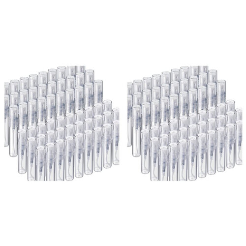 120PCS  Sprays Bottle, 3ml 5ml  Clear Plastic Sprays Bottle Empty Small Empty Sample Containers Bottle 1