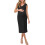 Umstandskleid Midi Strick Elegant Bequem Sommer Schwarz L 1