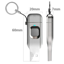 3X Clé USB 3.0 Type C OTG en Métal pour Empreintes Digitales pour Ordinateur Portable, Téléphone, Clé USB 32 Go