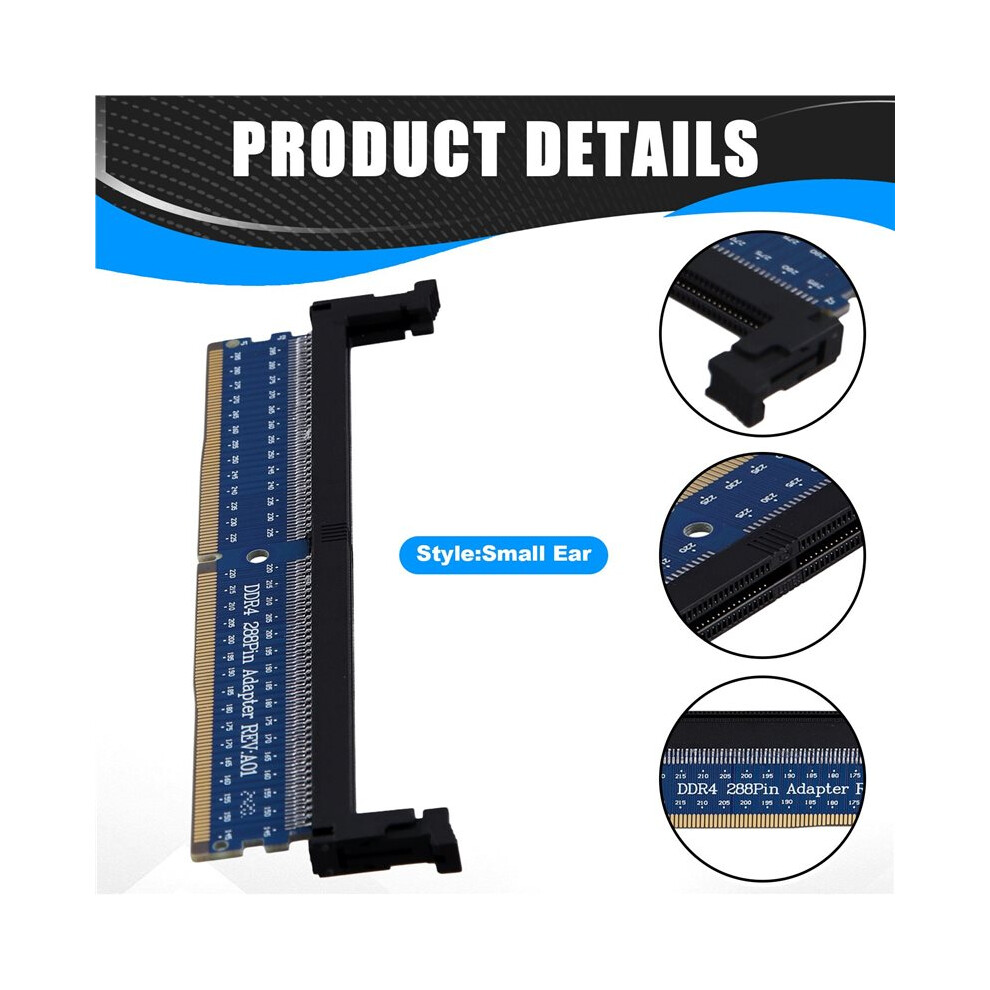 2X DDR4 288Pin DIMM Adapter Riser Memory Tester Memory Protection Card ...