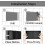 Niche de Douche Double en Acier Solide Noir Sans Cadre 7