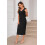 Umstandskleid Midi Strick Elegant Bequem Sommer Schwarz L 5