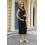 Umstandskleid Midi Strick Elegant Bequem Sommer Schwarz L 2