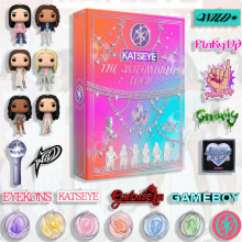 (KATSEYE World Tour)Kpop Bts Katseye Monsta X Txt Enhypen Calendrier de l'Avent Blind Countdown Box