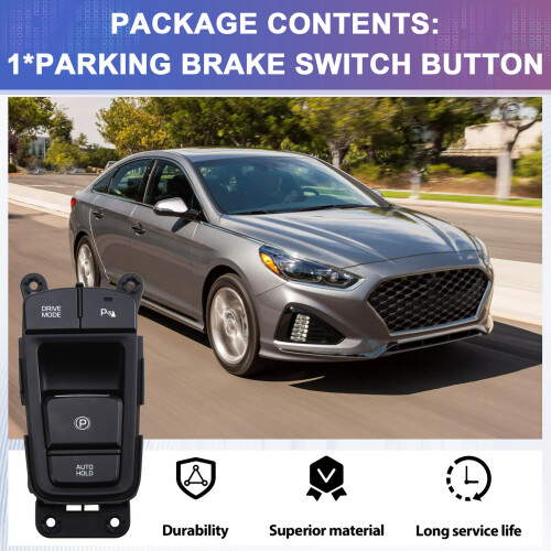 Parking Brake Drive  Button Floor Console  Assembly for  Sonata LF 2015-2019 93300C1600 2