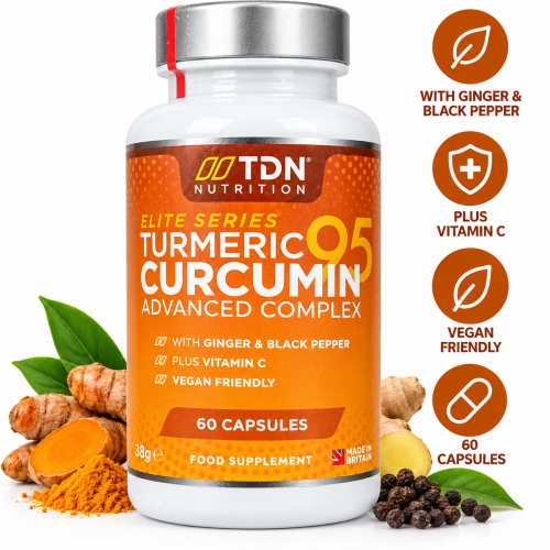 **TDN Nutrition Turmeric Curcumin C3 60 Capsules