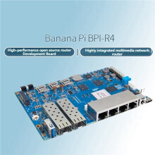 2X for Banana Pi BPI-R4 Router Development Board 4GB RAM MT7988A with 2 SFP High-Performance Open-Source Router Board