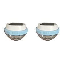 2X Solar Floating Pool Lights 7 Color-Changing Modes for Pools, Fountains, Garden Patio Outdoor Lighting