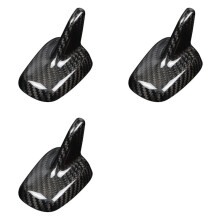 3X Car Real Hard Carbon Fiber Antenna Cover Fin for 7 Sagitar Lavida B