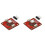 2X SCD41 Gas Sensor Module Detects CO2 Carbon Dioxide Temperature and Humidity in One Sensor I2C Communication A 2