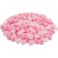 Fleurs Artificielles Roses Têtes Décoratives 200 pièces Jolies Roses 5.1 cm — accessoires mariage diy