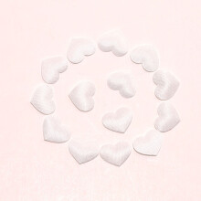Konfetti Herz Weiß 2,1cm Tischstreuer Hochzeit