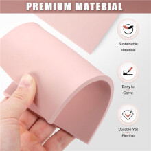 Linoleum Blocks for Printmaking Supplies 12PCS 4 Inch X 6 Inch Rubber Linocut Block Printing Kit for Stamp Carving