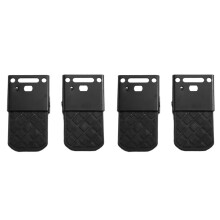 4PCS Folding Truck Bed Step Anti-Slip for Boat Trailer Bumper Pickup Truck Tailgate Ladder Campers RV Exterior Parts