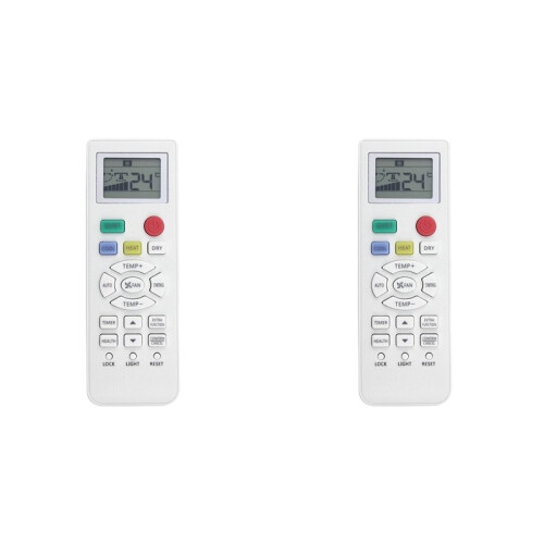 2X Replace AC Remote Control 0010401715B for  Air Conditioner 0010401715B A/C Remote Control