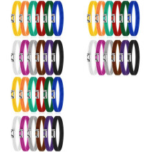 Set of 36 Trash Can Rubber Bands Adjustable Colorful Garbage Can Bands Cord Fits 8-33 Gallon Multifunction Garbage Bag