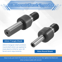 Bohrer Winkelschleifer Adapter mit Flanschmuttern Teilesatz, 3 SäTze Ersatzschleifer Flanschmuttern und SchraubenschlüSsel Umwandlungswerkzeug