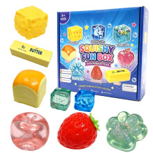 (Style 4)Relaxation Toys With Sensory And Cognitive Skills Development In Colorful Pack
