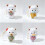 (Red)Mini Sheep Plush Pendant With Durable Fabric Perfect For Backpack And Keyring 3