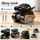 (White)Childrens Scene Simulator Alloy Tank Toy With Shooting Function For Play Gift 4