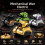 (White)Childrens Scene Simulator Alloy Tank Toy With Shooting Function For Play Gift 5