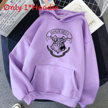 (Purple Black, XXXL) Hoodie Sweatshirt Girl With Casual Loose Fit And Printed Design For Use Daily