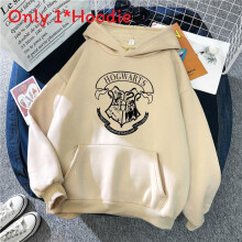 (Khaki Black, XXL) Hoodie Sweatshirt Girl With Casual Loose Fit And Printed Design Use Daily For