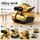 (Black)Childrens Scene Simulator Alloy Tank Toy With Shooting Function For Gift Play 7
