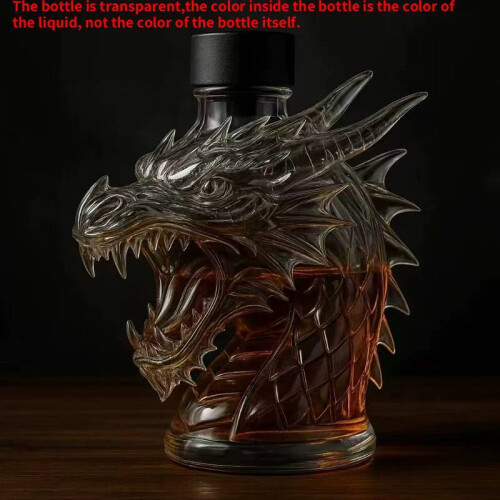 (Dragon Head)Decanter whisky Wolf Godzilla e testa di drago adatto per regali casa