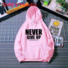 (Bright Pink, M) Girl Winter Letter Print Hoodie Sweater With Cozy Fleece Wear Casual For