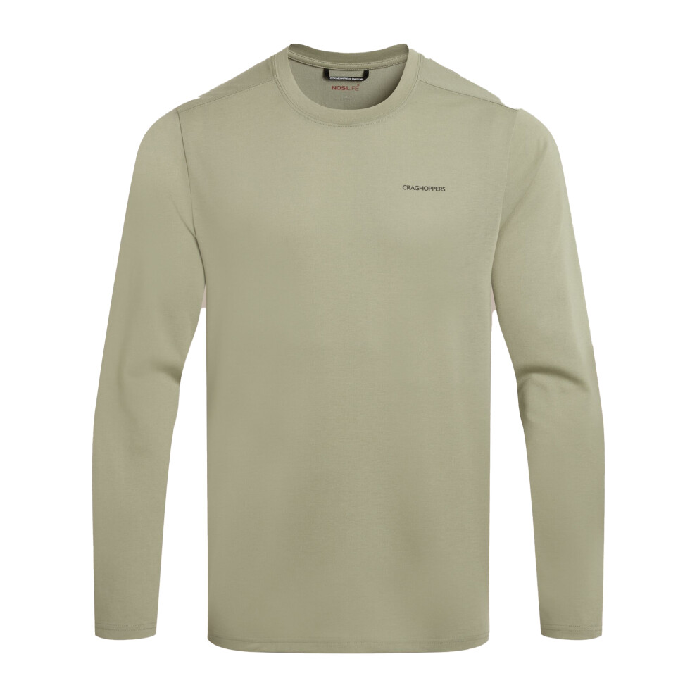 Craghoppers Men's Abel Nosilife Long-Sleeved T-Shirt - Bayleaf - S - Bayleaf - 74% Recycled Polyester/22% Cotton/4% Elastane - Image 2