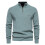 (Black,S)Herren Herbst Langarm Strick mit einfarbigem Design für urbane Freizeitkleidung 8