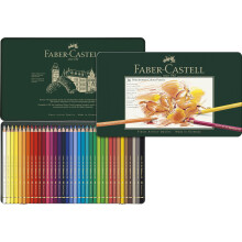 FaberCastell Art Graphic Polychromos Colour Pencil Multicoloured Tin of 36