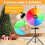 GADFISH Spinning Prize Wheel 24inch Ajustable 3767 Height Spin Doodle Game 2