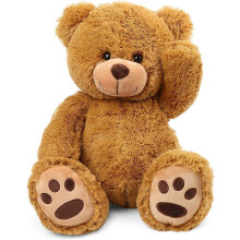 LotFancy Teddy Bear Stuffed Animals 50 cm Cuddly Stuffed Plush Toy Brown