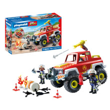 Playmobil Action Heroes Fire Truck Fire Engine Toy Car Toys for Childr