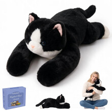 Kaelorae Weighted Cat Plush Teddy Stuffed Plush Animals Plushies Cuddly Pup
