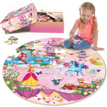 SYNARRY Giant Unicorn Floor Jigsaw Puzzle for Kids 3 4 5 6 Year Olds