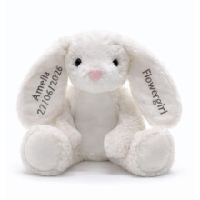 Lobeko Personalised Teddy Bear with Name Baby Gift 1st Birthday Bunny