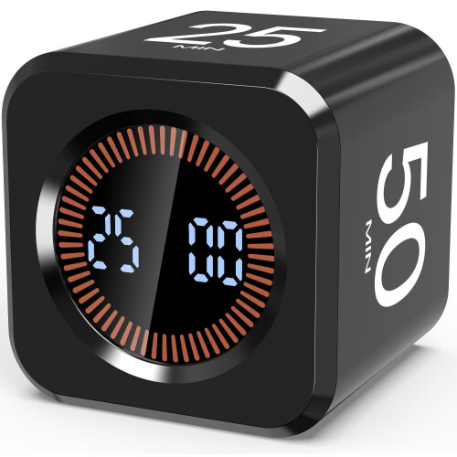 Pomodoro Timer Cube 5102550 Visual Productivity Flip Timer for Kids